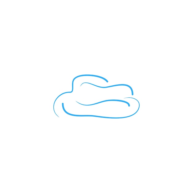 Cloud logo vector icon design template