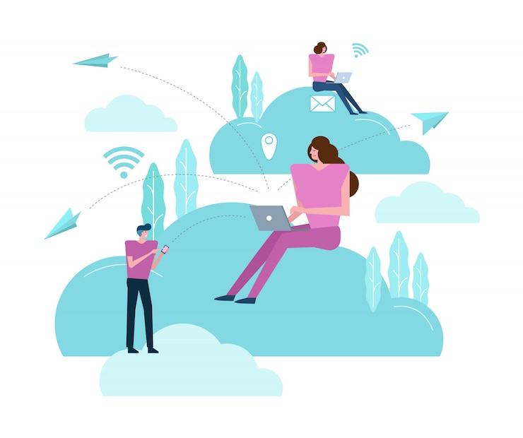 Vector cloud networking 