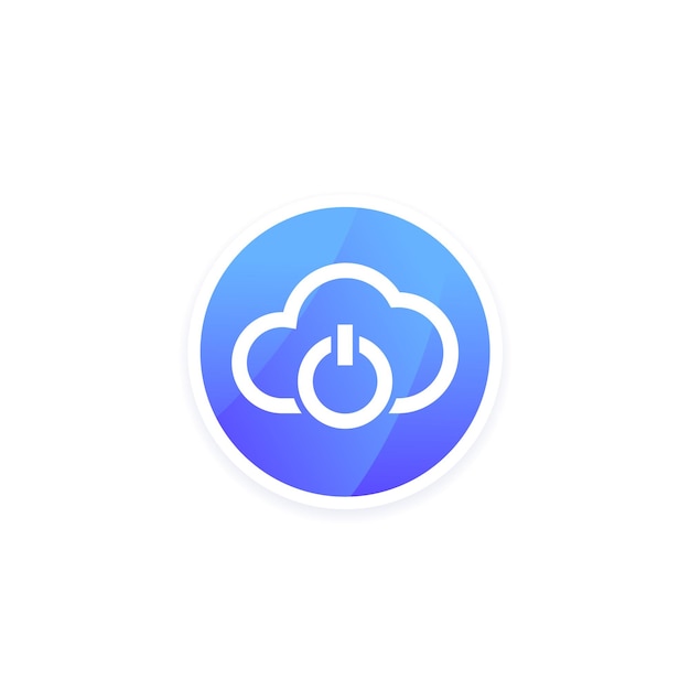 Cloud and off icon for apps