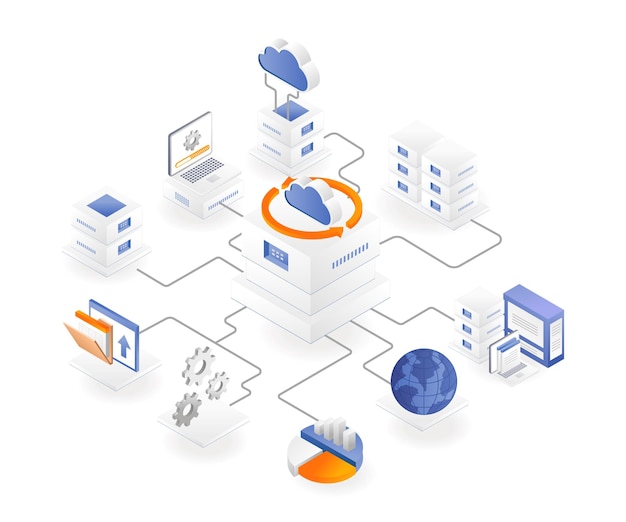 Cloud server branch office network