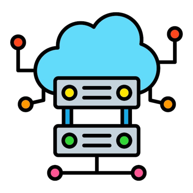 Cloud Server Icon