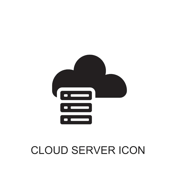 Cloud server vector icon icon