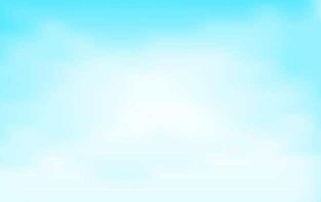 Cloud sky background Blue sky with mesh clouds pattern Realistic summer cloudspace Vector