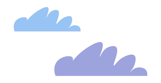 Cloud or smog fog or mist icon loudscape vector