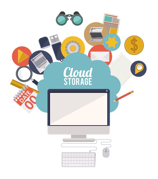 Vettore cloud storage design