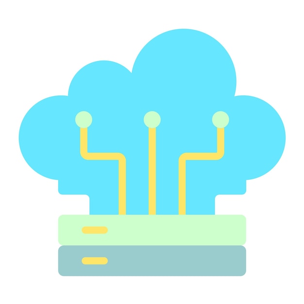 Stile dell'icona di archiviazione cloud