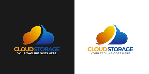 Cloud storage-logo