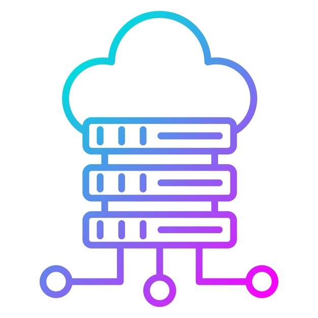 Cloud Storage vector icon Can be used for Home Based Business iconset
