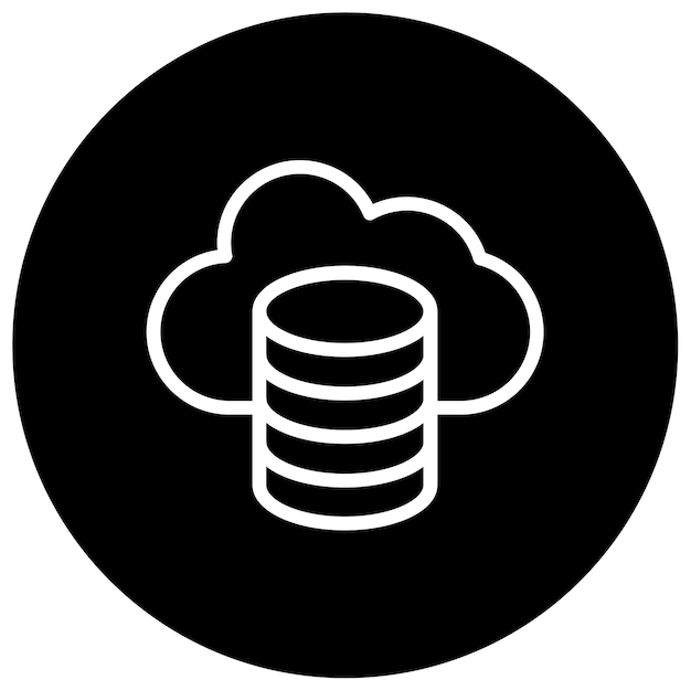Cloud Storage Vector Illustratie