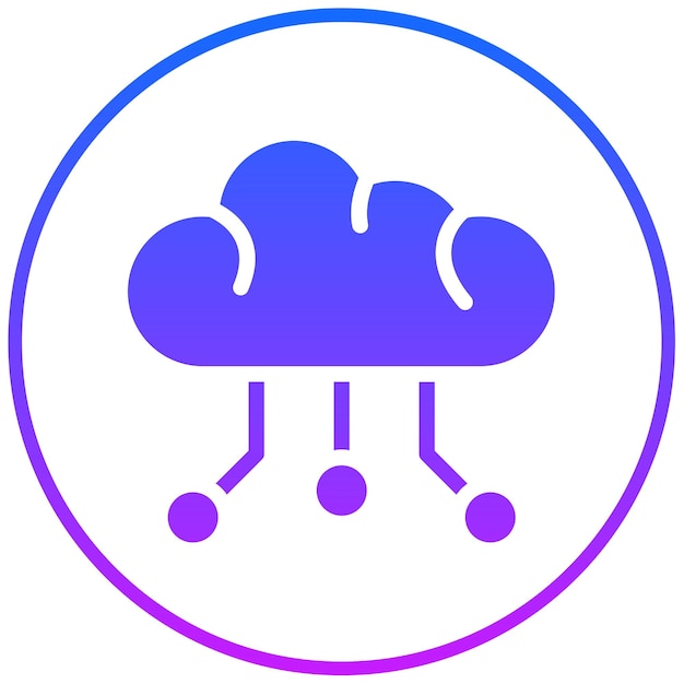 Cloud Storage Vector Illustratie