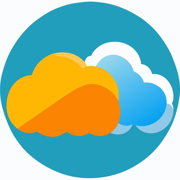 cloud style vector illustration