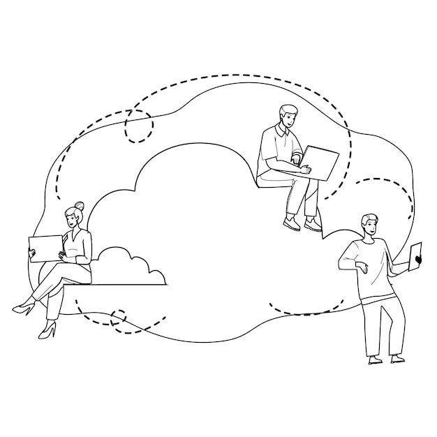 Cloud sync elektronisch apparaat met opslagvector