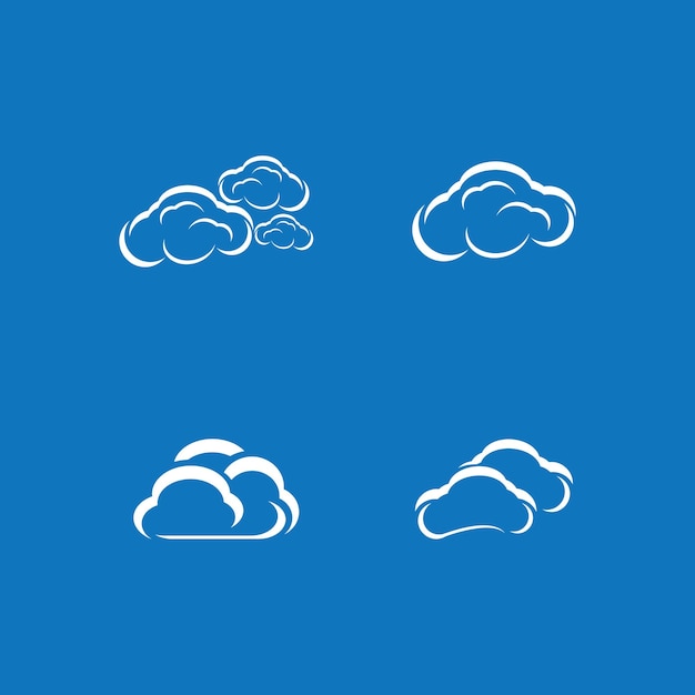 Cloud Techno Logo Vector Template