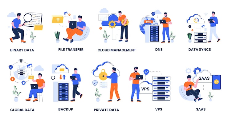 Vector cloud technology computing service vector collection set