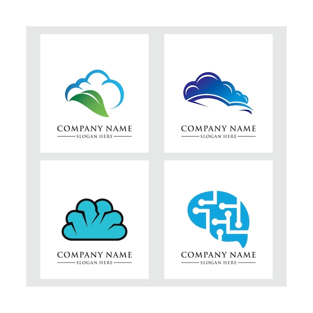 Cloud template logo