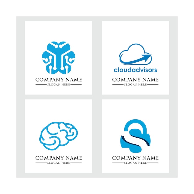 Cloud template logo