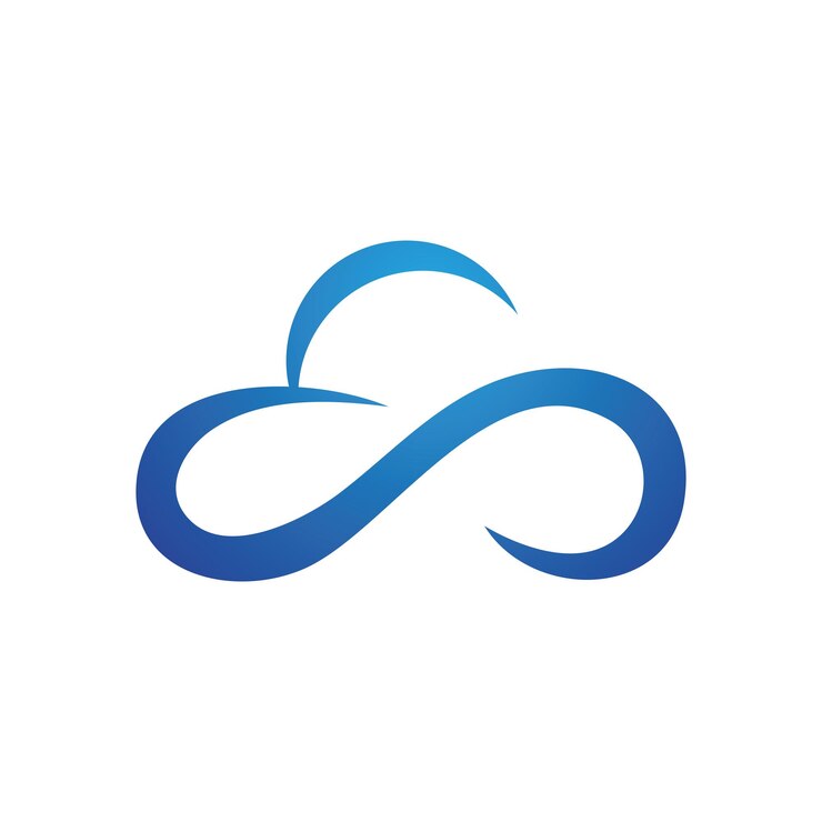 Vector cloud template vector