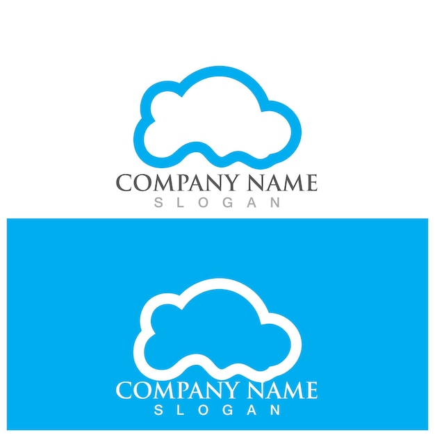 Premium Vector | Cloud template vector