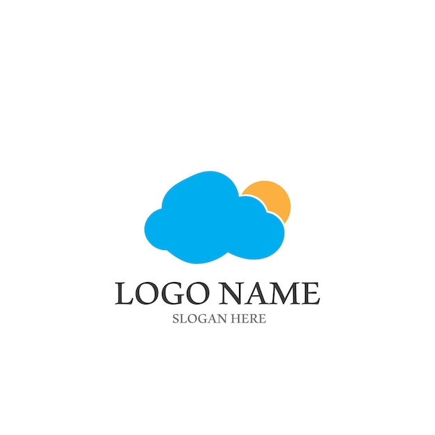 Cloud template vector