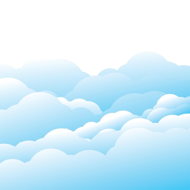 Cloud template vector