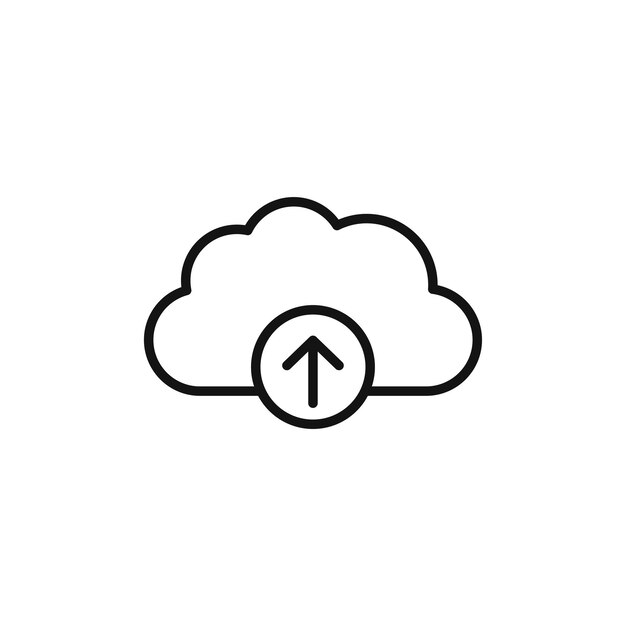 クラウド アップロード アイコン