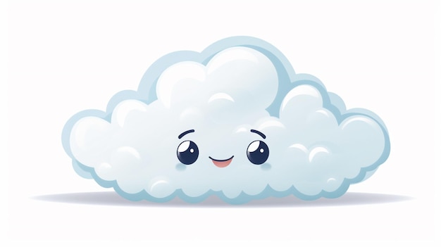 Vector cloud vector background