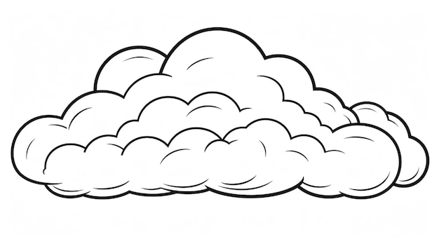 Vector cloud vector background