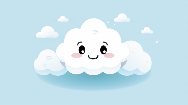 Vector cloud vector background