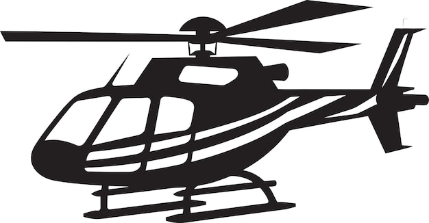 Above the Clouds Helicopter Vector Graphics Collection