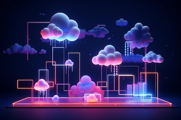 Vector clouds illustration