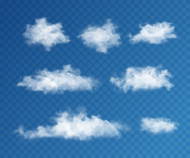 Clouds realistic set