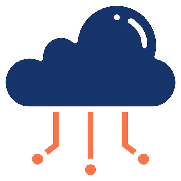 Cloudverbindingsvectorillustratie