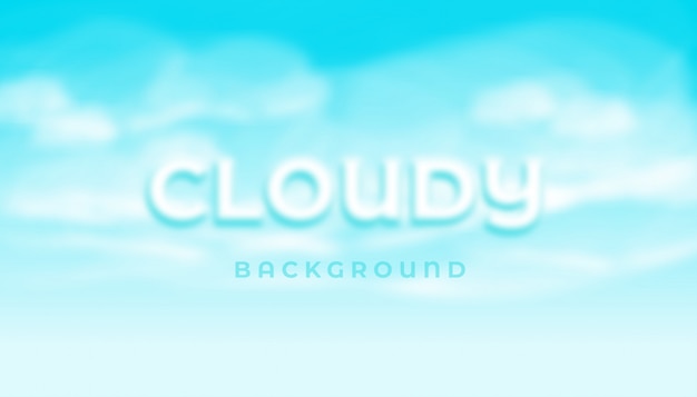 Cloudy background