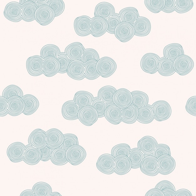 Vector cloudy sky pattern design