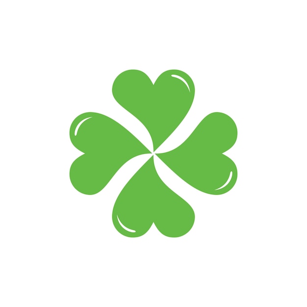 Clover leaf logo design template