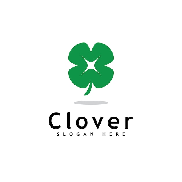 Clover leaf logo template design