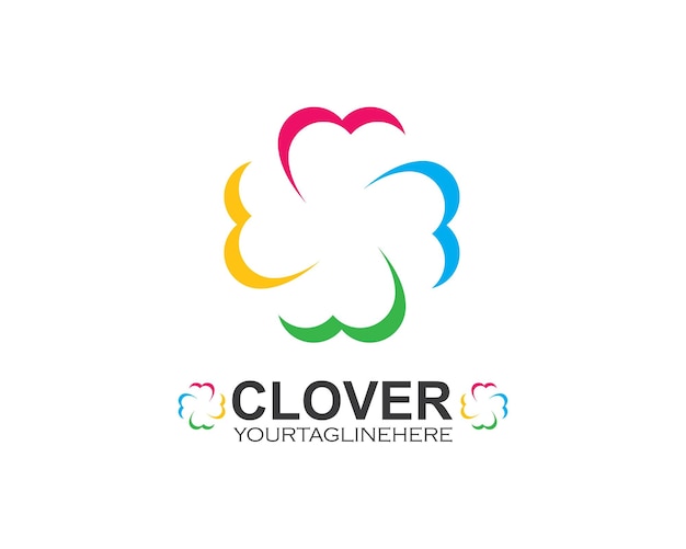 Clover leaf vector icon illustration design