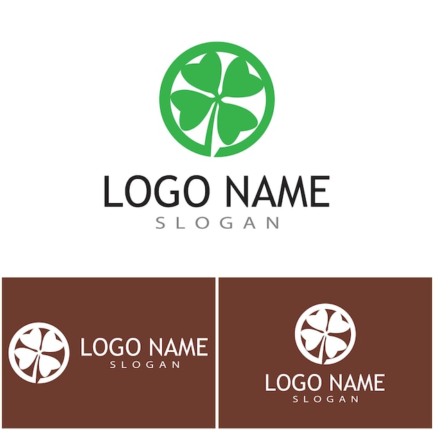 Clover Logo Template vector symbol nature