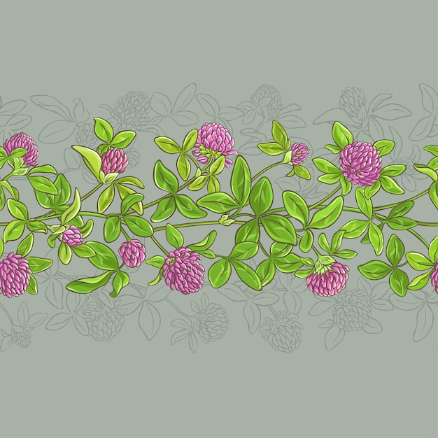 Vector clover vector pattern