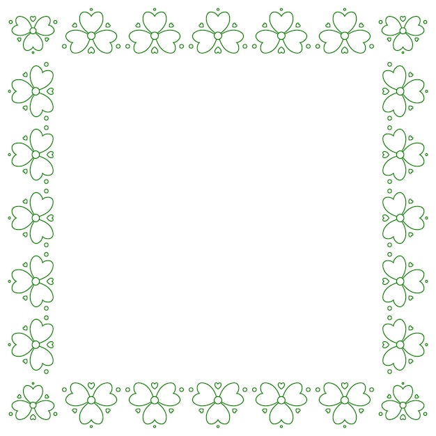 cloverleaf element design pattern frame collection