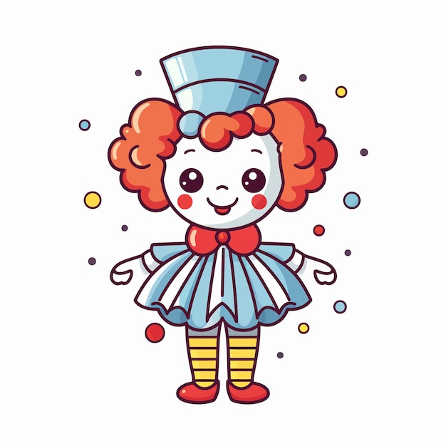 Vector clown dress up