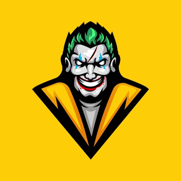 Clown eSport mascotte logo