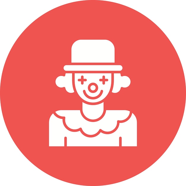 Clown icon vector image Can be used for Theme Park