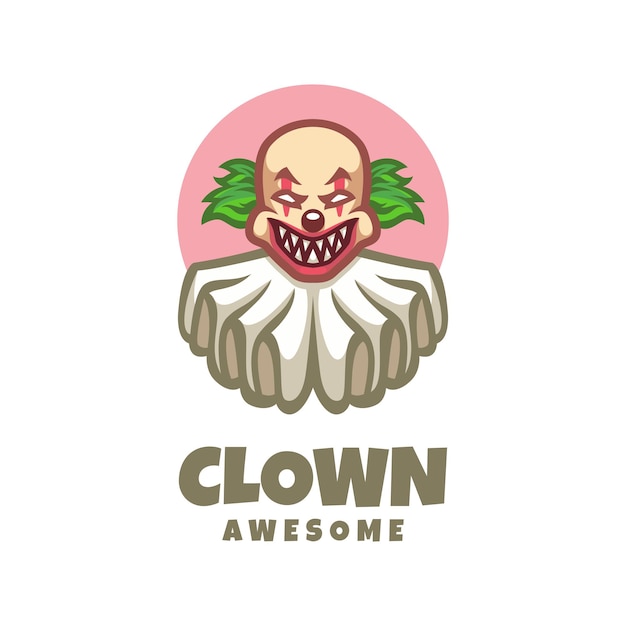 Вектор Логотип клоуна