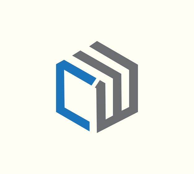 CM letter creative logo