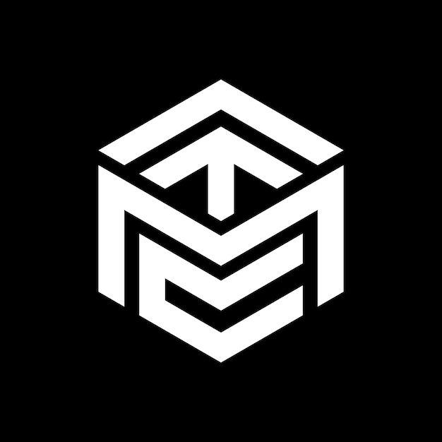Вдохновение для дизайна логотипа с буквой Cm или mc