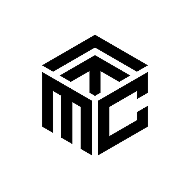 Cm of mc letter logo ontwerp inspiratie