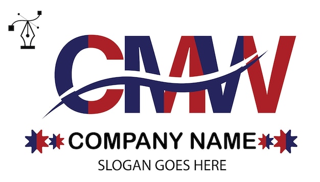 Vector cmw letter logo