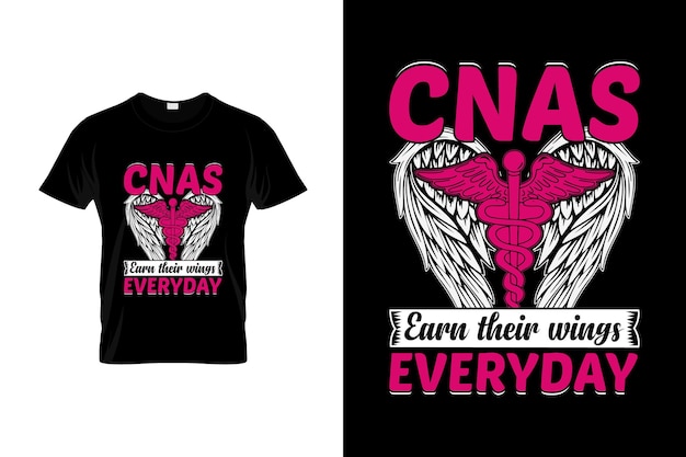 CNA t-shirt design or CNA poster design or CNA shirt design