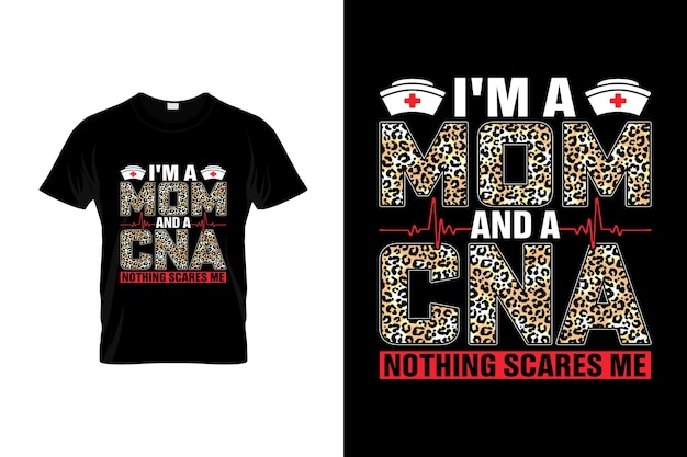 벡터 cna 티셔츠 디자인 또는 cna 포스터 디자인 또는 cna 셔츠 디자인